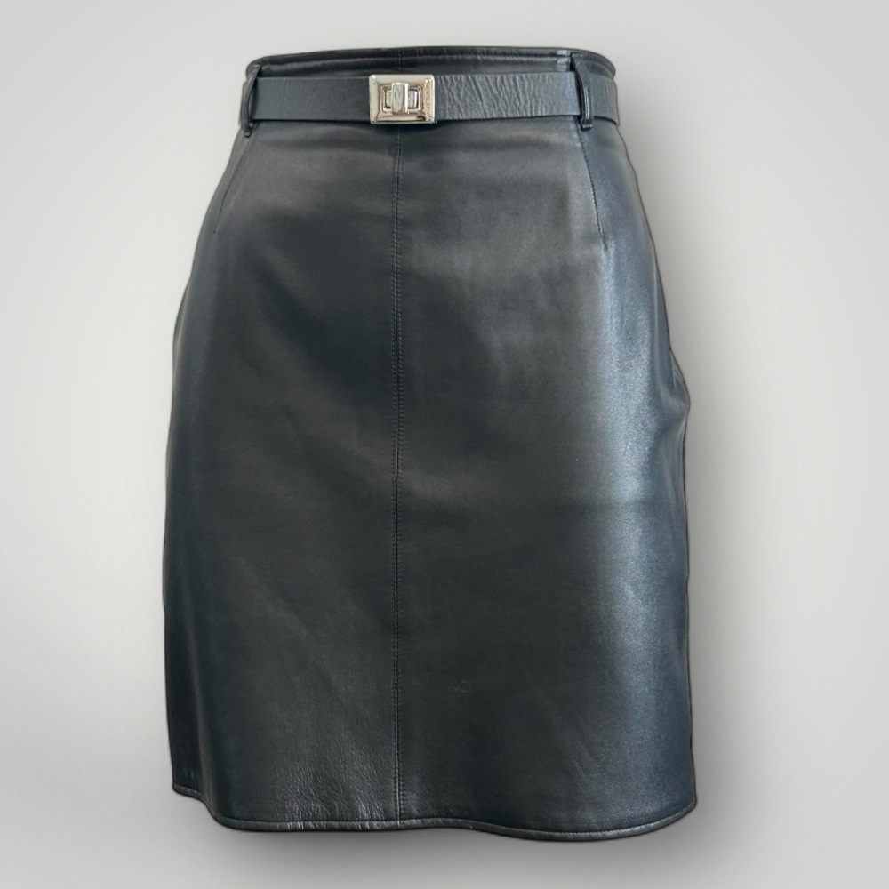 KORS Michael Kors Black Knee-Length Pencil Skirt